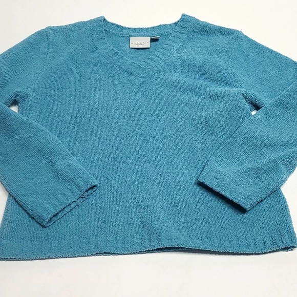 Sonoma Sweaters - FREE WITH PURCHASE- Sonoma Women's Petite small soft blue sweater